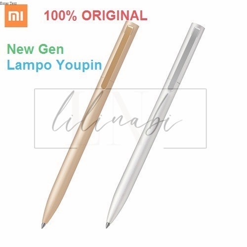 

ORIGINAL XIAOMI Mi Aluminum Rollerball Pen / Metal Signature Pen - PINK
