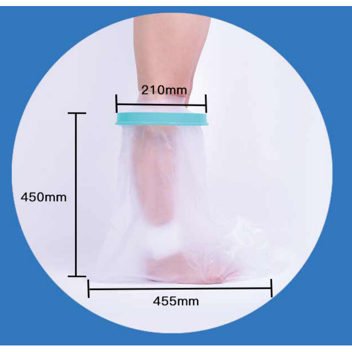 Penutup Luka Cover Pelindung Gips Tangan / Kaki / Lutut Anti Air - Foot