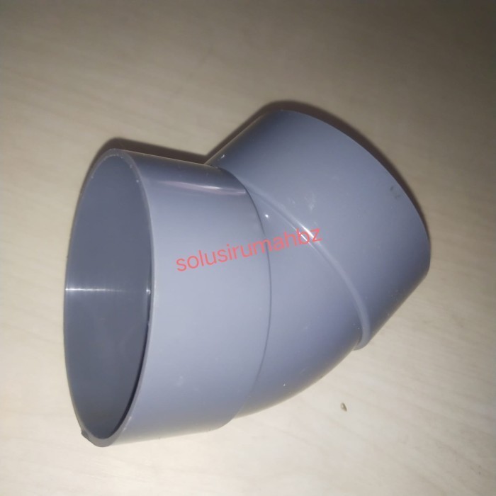 KNEE 3 DV 45 derajat elbow pvc 3 inch 45 d 3" plastik abu plastic knie