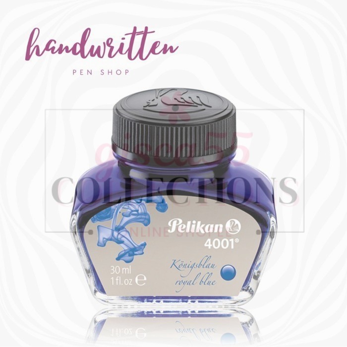 

PELIKAN Fountain Pen Ink 4001 30ml/ Tinta Fountain Pen - Royal Blue