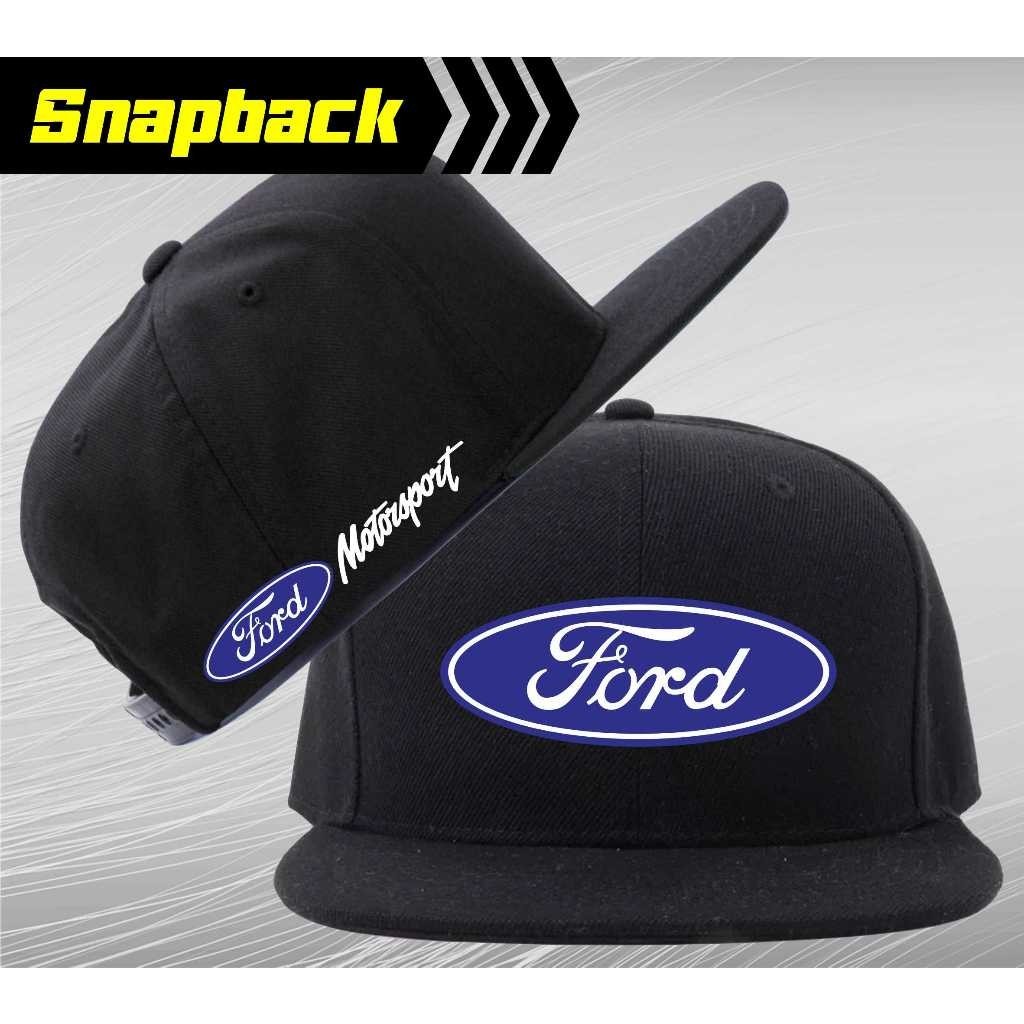 Topi Snapback  Topi Trucker Topi Jaring TOPI FORD MOTORSPORT  Unisex