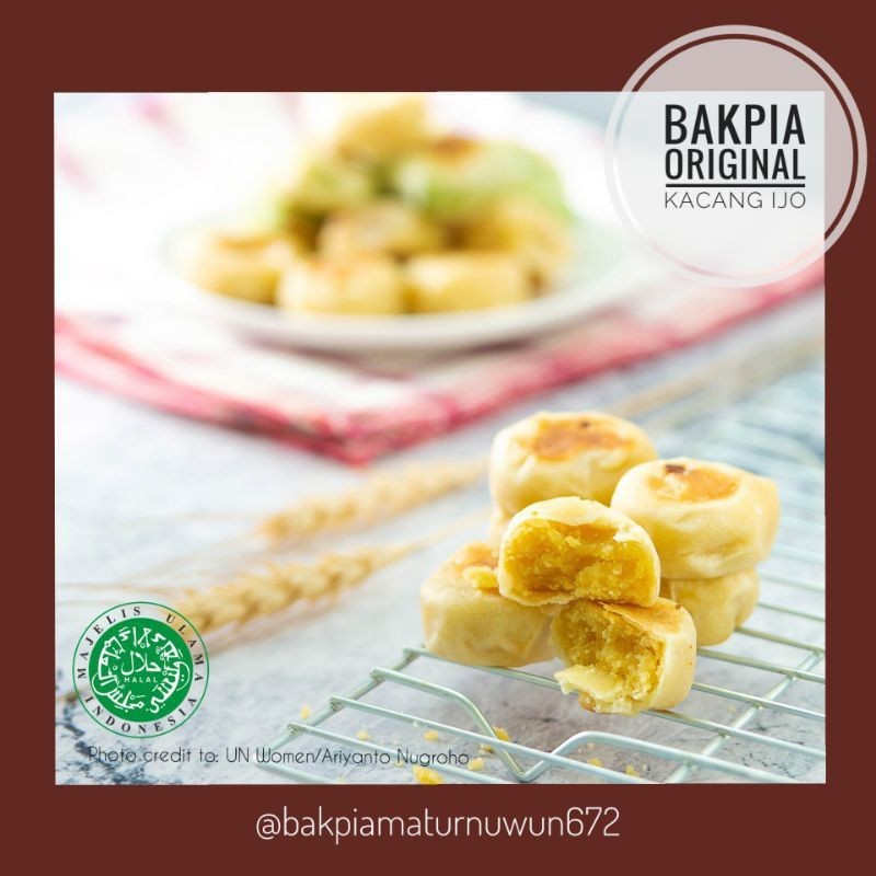 

OLEH OLEH YOGYA Bakpia Basah Matur Nuwun Jogja Rasa Kacang Hijau kemasan vakum isi 21 biji ENAKKK...TENAN