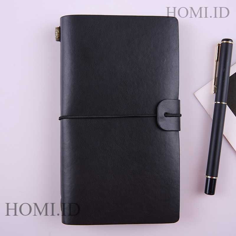 

HANDNOTE Buku Catatan Notebook Diary Cover Kulit Vintage A6 - WTN101-L