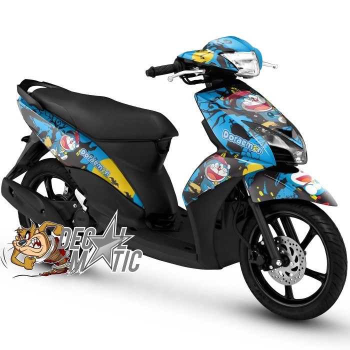 Decal Mio GT Full Body Variasi Stiker Full body Motor J Stcker Mio J/ Mio GT Doraemon 1