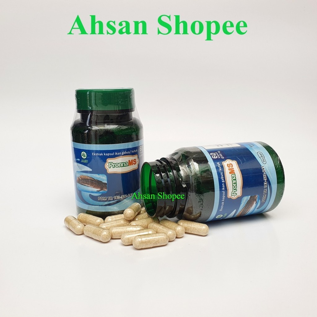 Kapsul Extrak Ikan Gabus @ 60 / Kapsul Kutuk Pronna MS / Kapsul Kutuk / Kapsul Ikan Gabus @ 60