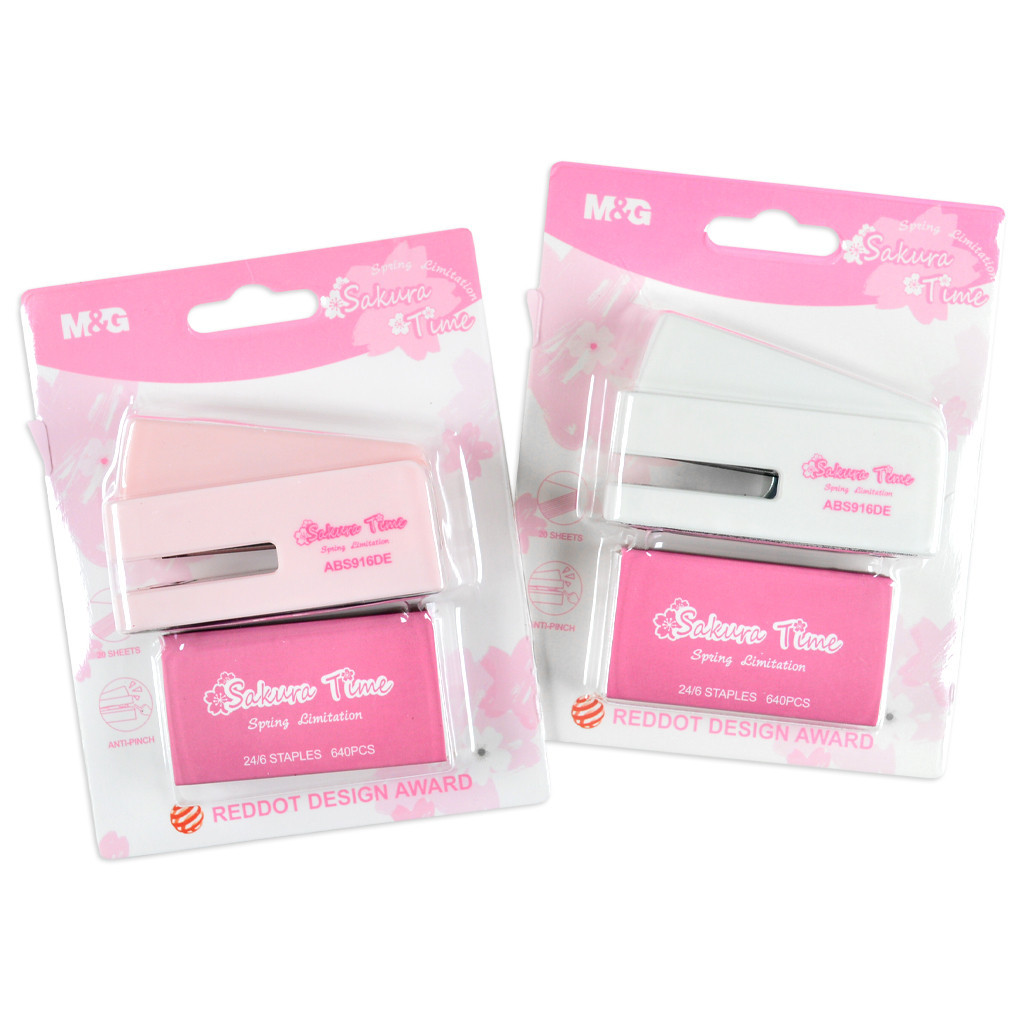 

Set Stapler & Staples M&G ABS916DE Sakura Time Hekter Lucu Alat Tulis Perlengkapan Sekolah Kantor - Set- SHSNP