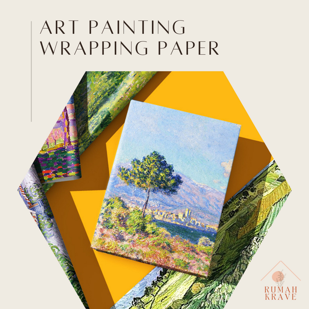 

RUMAH KRAVE - Art Painting Wrapping Paper Kertas Foto Glossy