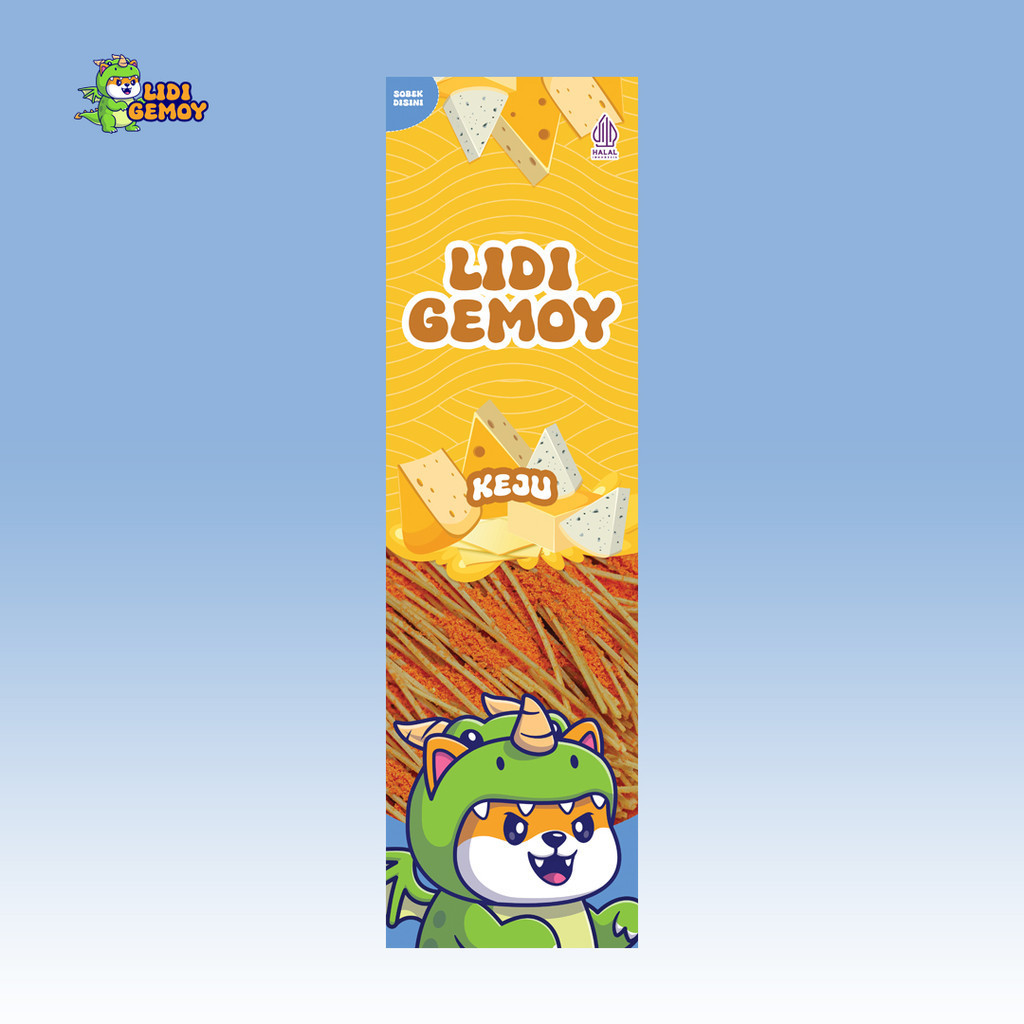 

Lidi Gemoy Keju 25gr