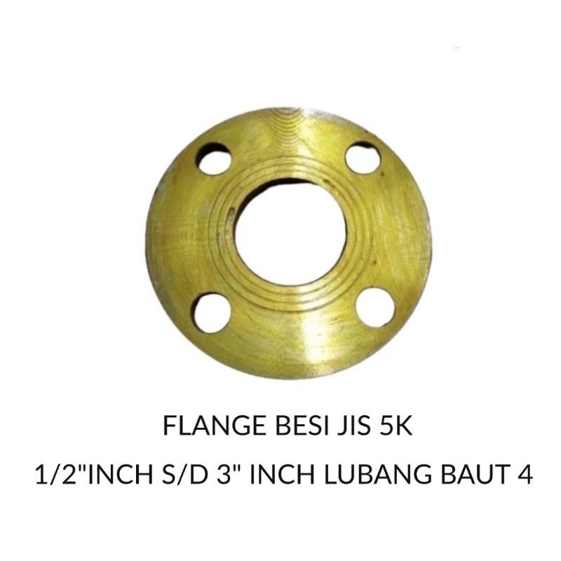 Flange besi 3" inch jis 5k DN 80