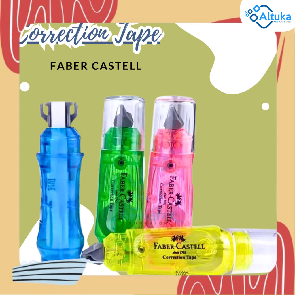 

Correction Tape / Pita Koreksi Faber Castel