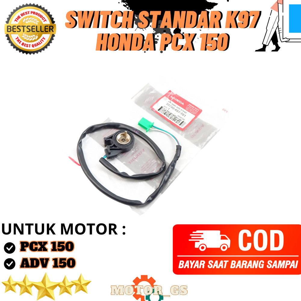 Switch Standar K97 Motor Honda PCX 150 & ADV 150 / Sensor Standar Samping PCX 150 - 35700-K97-T01