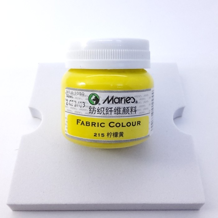 

CAT KAIN/ CAT SEPATU/ MARIES Fabric Colour/Cat Kain 50ml - 215 LemonYellow