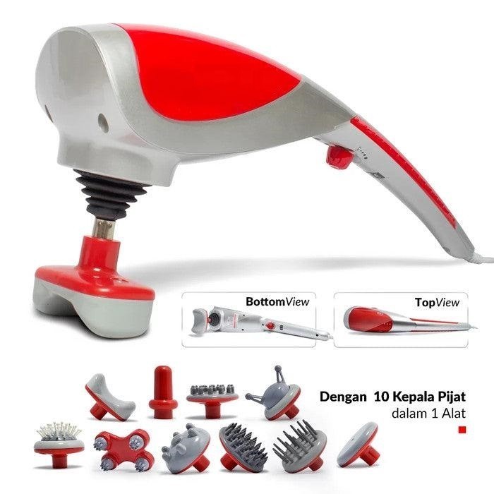 SALE Alat Pijat Elektrik 10 In 1  Massager King Dr Strong 10 Kepala 10in1