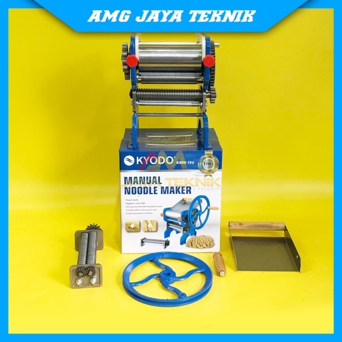 MESIN GILINGAN MIE MANUAL KYODO KMN-150 / CETAK MIE / NOODLE MAKER
