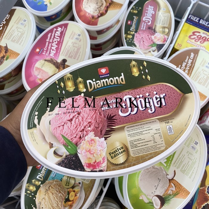 

Diamond Ice Cream Es Doger / Es Krim Rasa Es Doger / 700 ml