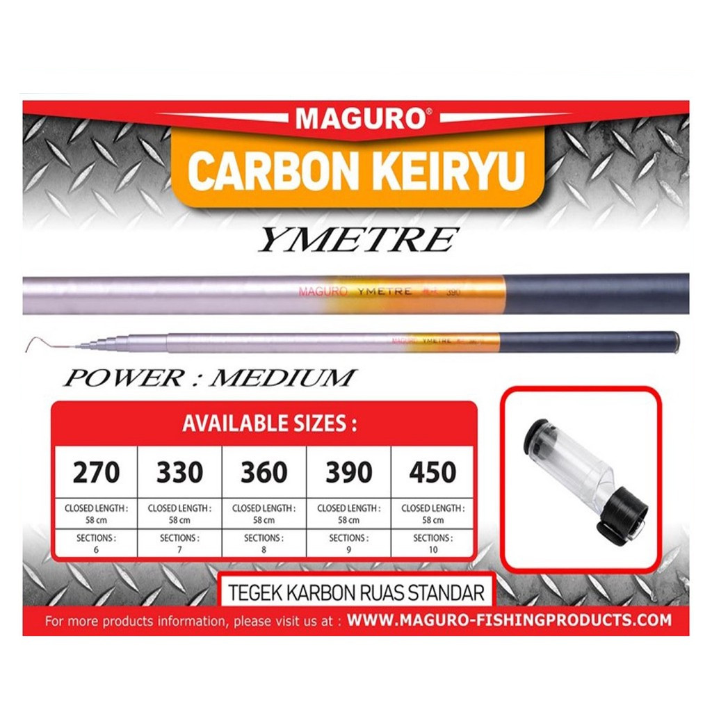 Joran Tegek MAGURO Ymetre | 270 s/d 450 | Pole