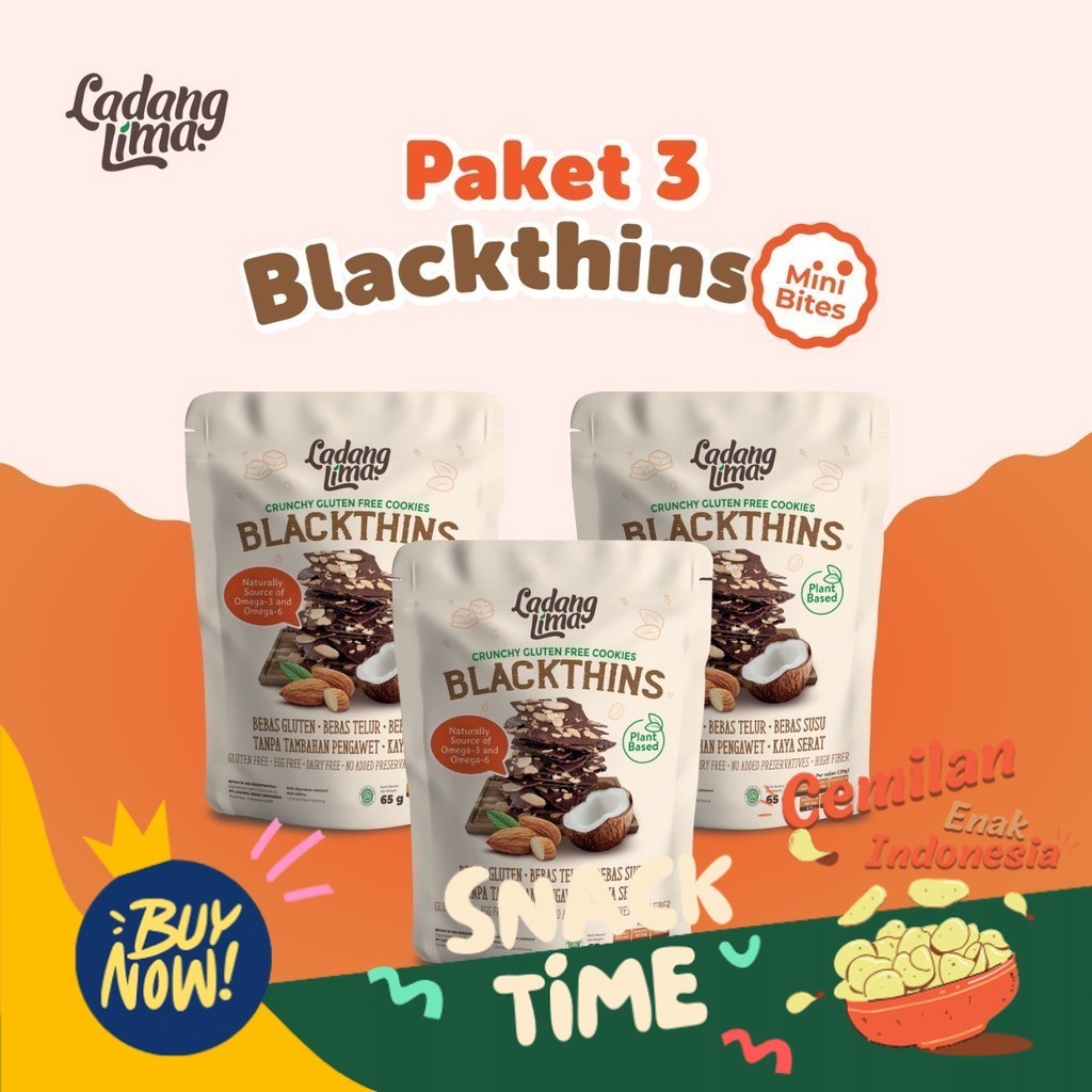 

PROMO SPESIAL 3 pcs - Blackthins Mini Bites Ladang Lima