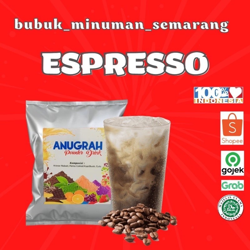 

Bubuk Minuman Espresso reguler 500grGratis Ongkir & COD