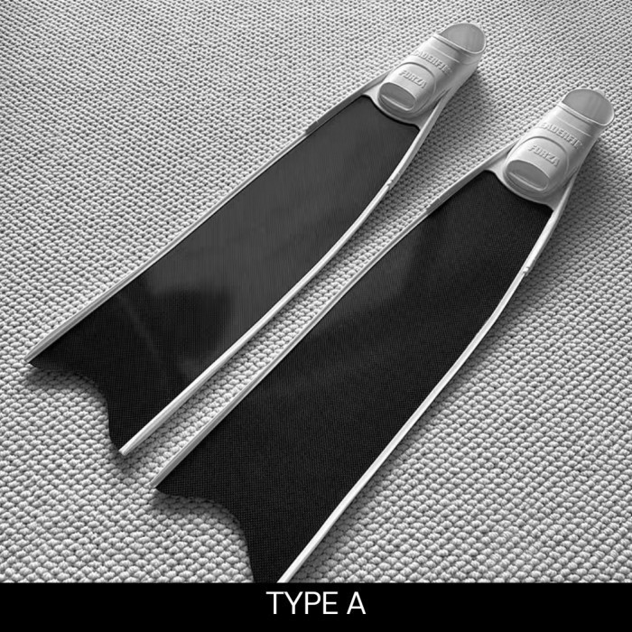 Long Fins Leaderfins Black Pure Carbon