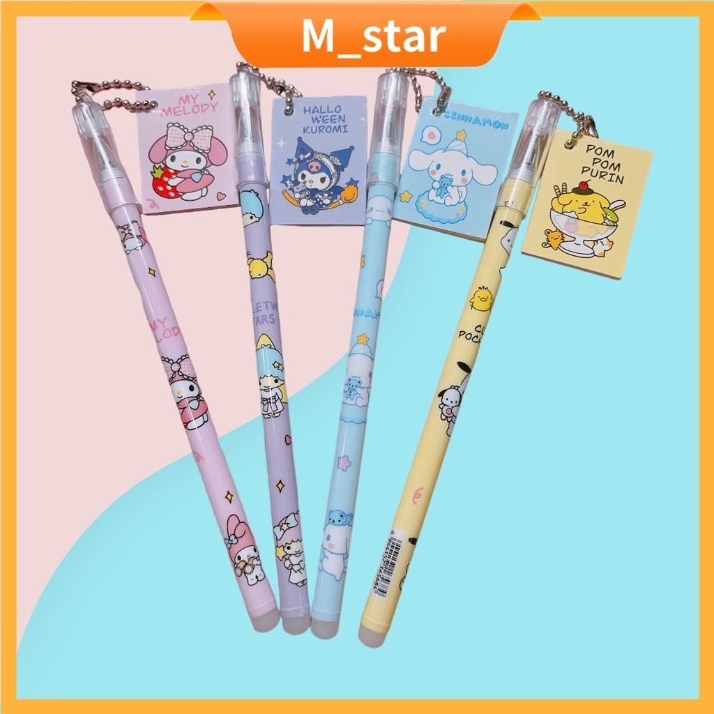 

Bolpen gantungan Pulpen Gel Dengan Notes Kartun Cartoon/pulpen gel lucu karakter dengan sequin glitter bolpoin kaws lucu unik