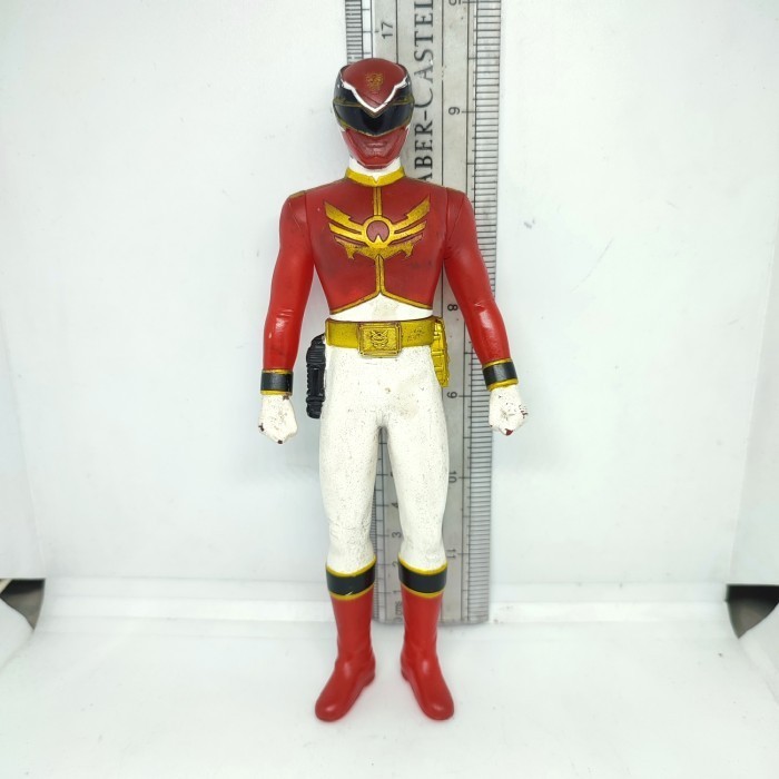 Figure Vinyl 7' Sofubi RHS Power Rangers Mega Force Red Ranger Bandai