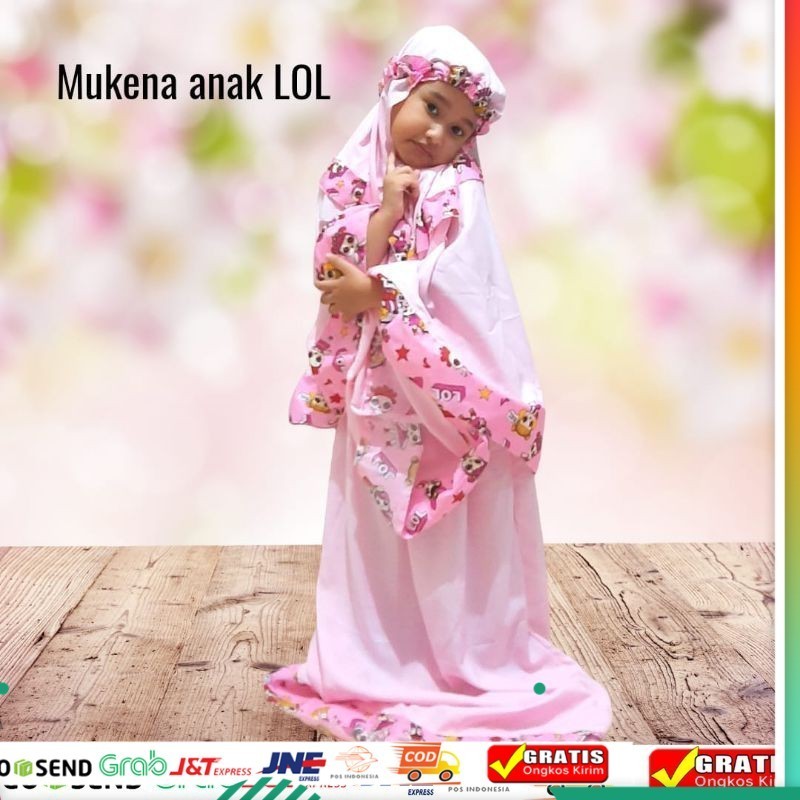 MUKENA ANAK LOL // MUKENA KARAKTER ANAK