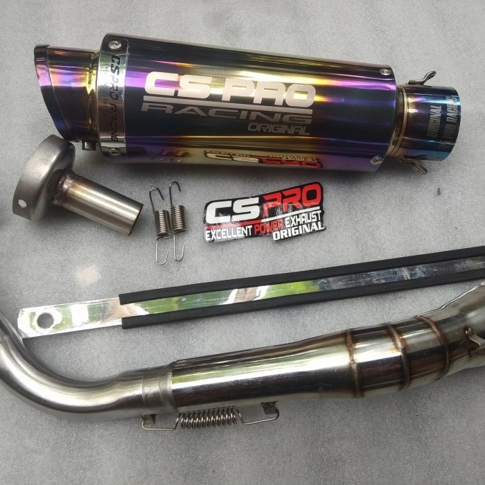 knalpot racing original Cs pro all metic CS PRO
