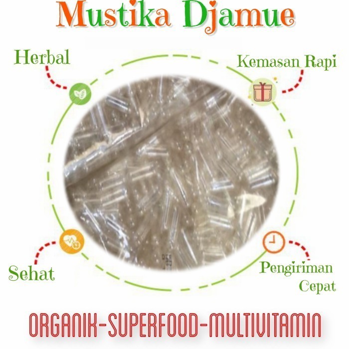 

Kapsul Kosong ukuran no. 0 (500mg) Warna Natural Transparant isi 1000