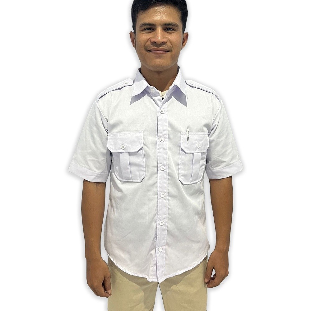 Kemeja PNS Baju Dinas Warna Putih Kemeja Kerja Putih Kemeja Seragam Pria Wanita Kemeja PDH Kemeja PD