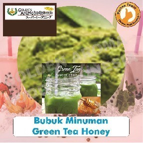 

Bubuk Minuman Green Tea Honey 1 Kg Teh Hijau Madu Green Tea Drinking Powder Enak Murah Halal GAFI