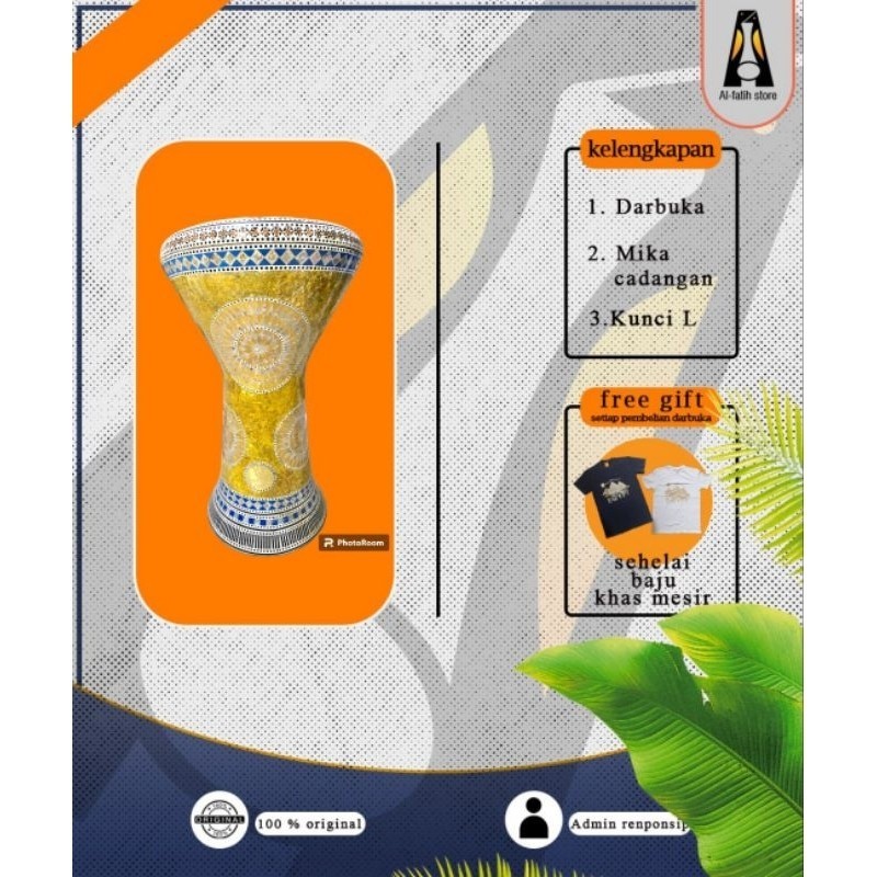 spesial proomo 1 hariDARBUKA SOMBATY 9INC GEF FULLSET/ SOMBATY BLUE PEARL GAWHARET EL FAN TERMURAH /