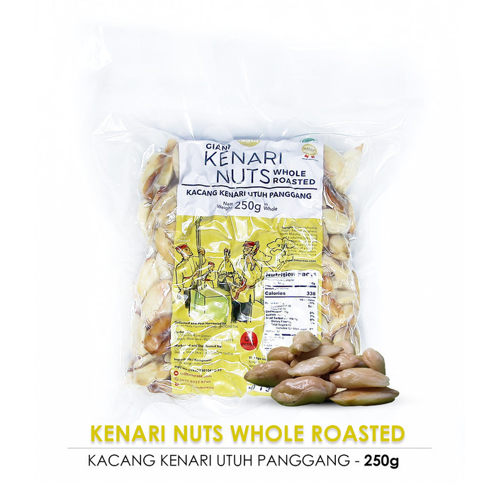 

Kacang Kenari Panggang -Giant Kenari Nut Roasted 250g