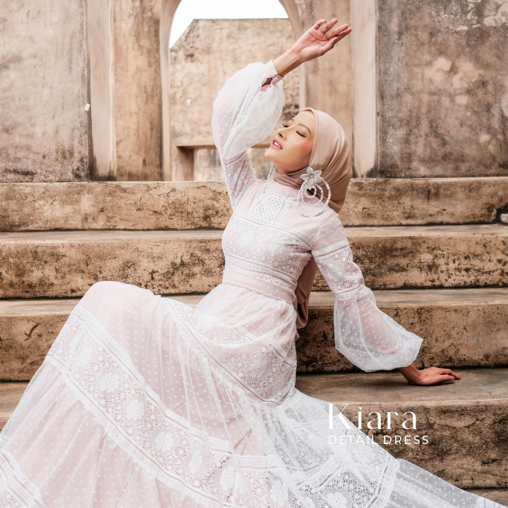 FLASH SALE EDISI TERBATAS LYF OFFICIAL - KIARA DRESS - CIRCLE - GAUN - PANJANG - PHOTOSHOOT PESTA PR