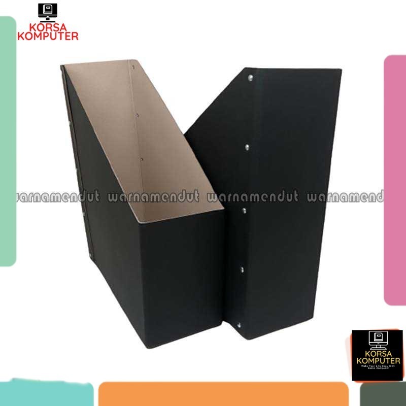 

Box file majalah organiser dokumen 25x30cm Kantor WMO IK8176 NMM Hitam