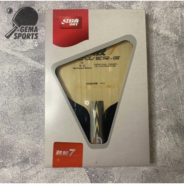 DHS PG 7 Power G7 Kayu Bet Tenis Meja Pingpong FL -MNB23
