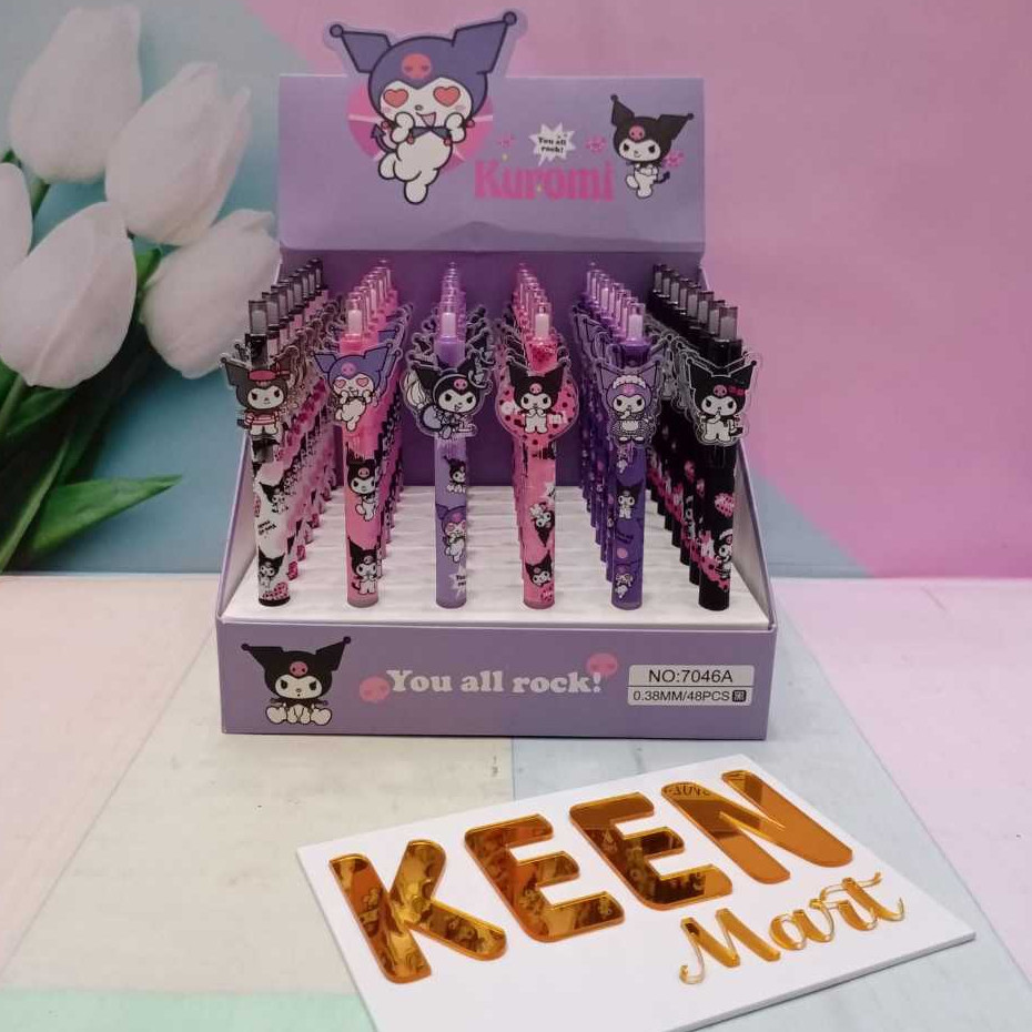 

(1pc) PEN GEL model CETEK KLIK KUROMI SANRIO