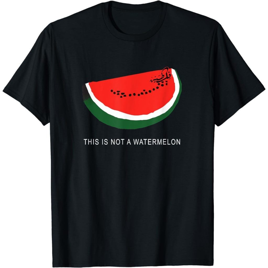 BAJU DISTRO Watermelon, 'This is Not a Watermelon' Palestine Collection T-Shirt
