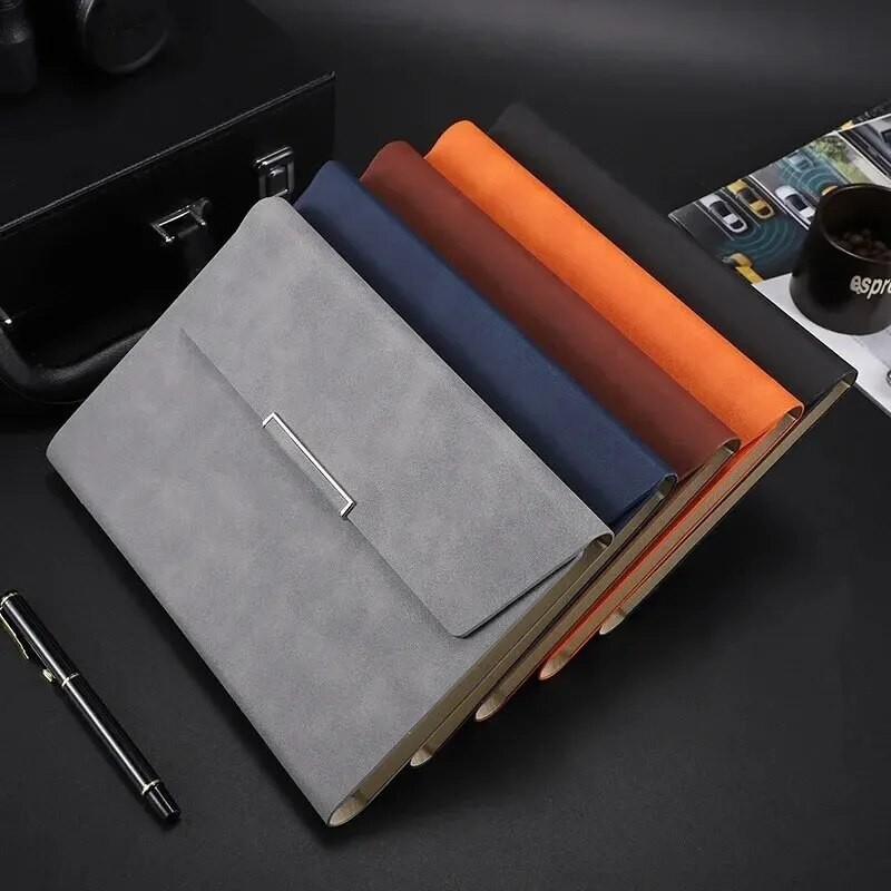 

Simple Vintage Unique Business Notebook Portable Office Meeting Record Book High-end Personalized Creative