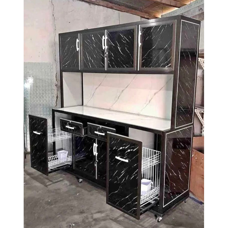 PROMO BIG SALE Kitchen Set / Rak piring Aluminium / Rak Piring Kaca / Rak Piring Acp