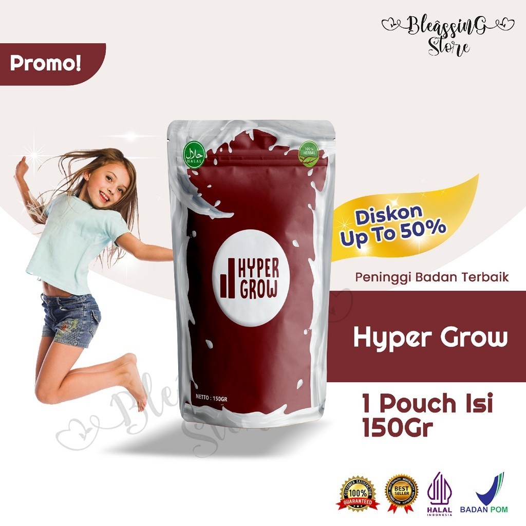 [COD] Susu Peninggi Badan Hypergrow Original Hypergrowup Suplemen Peninggi Badan - tiens peninggi ba