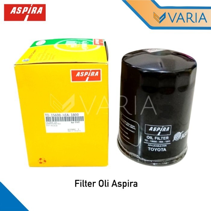 Filter Oli Aspira TO-15600-HIA-1800 BU15 Dyna Rino Hiace Kijang Diesel