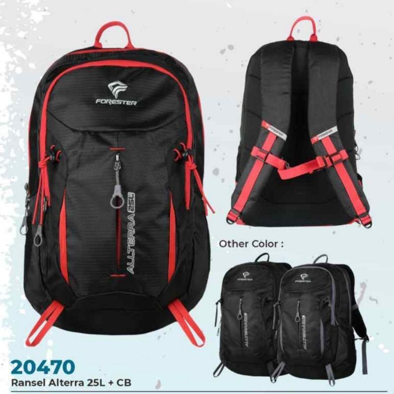 Tas Allterra Forester 20470 - Daypack Tas Ransel Forester Allterra 25L Original