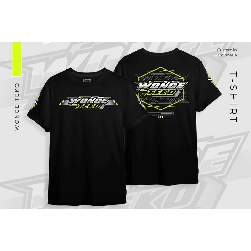 Kaos T-shirt Wonge Teko / Baju Distro Wonge Teko / Pakaian / Atasan pria wanita
