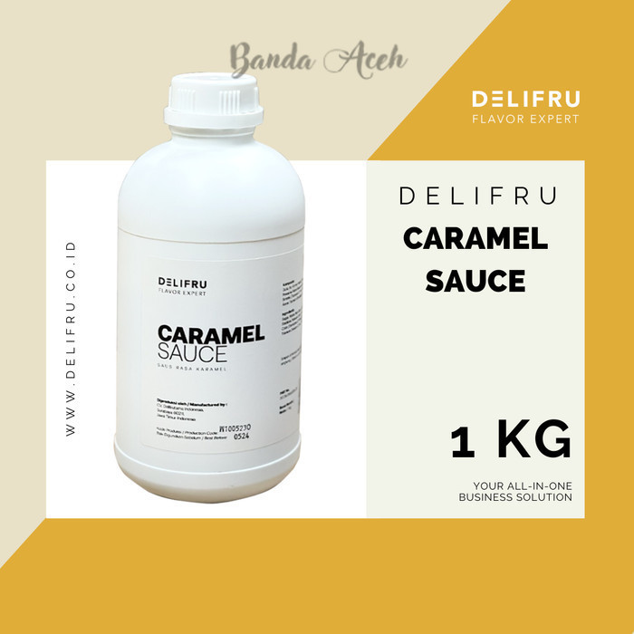 

(Aceh) Delifru Caramel Sauce - Topping Saus Karamel 1 Kg