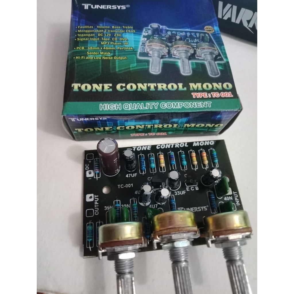 Spro1 Kit tone control mono 2 transistor