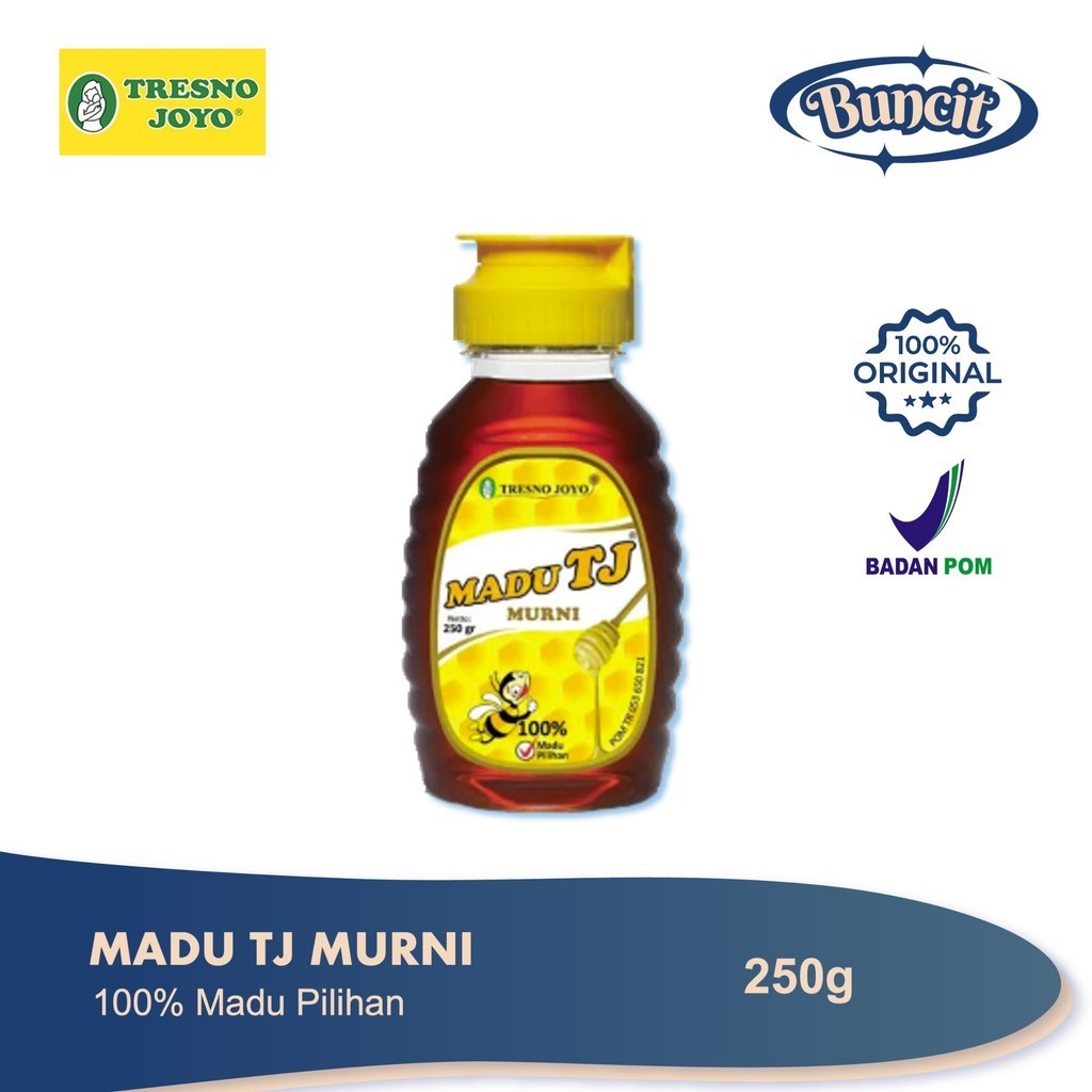

Madu TJ Murni 250gr Botol / Madu Asli / Madu Murni / Menjaga Daya Tahan Tubuh