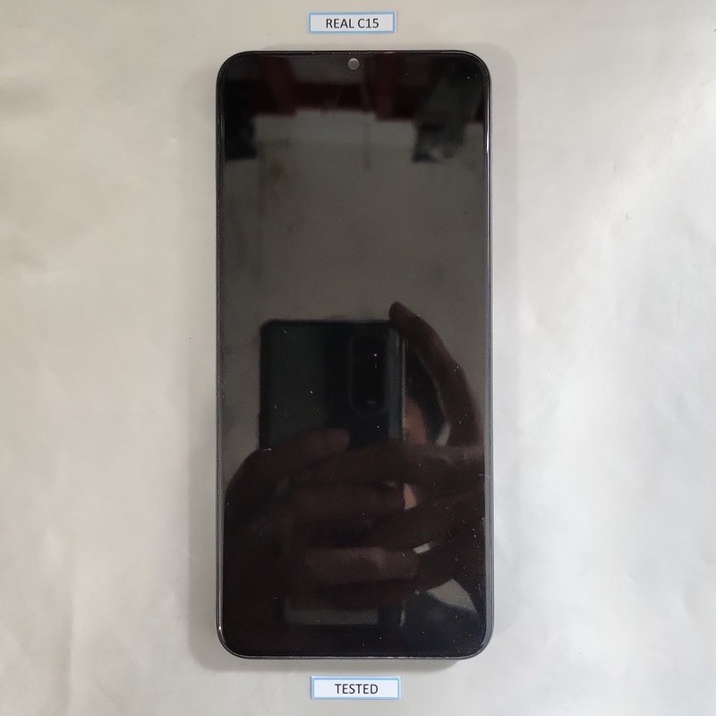 LCD Realme C15 Original Copotan