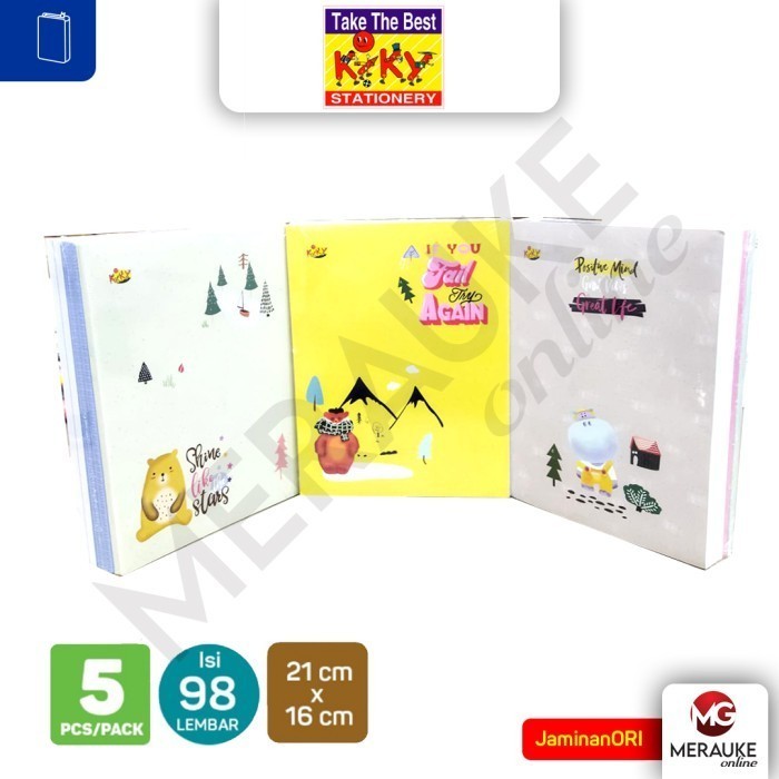 

Buku Tulis Kiky 98 Lembar - WARNA