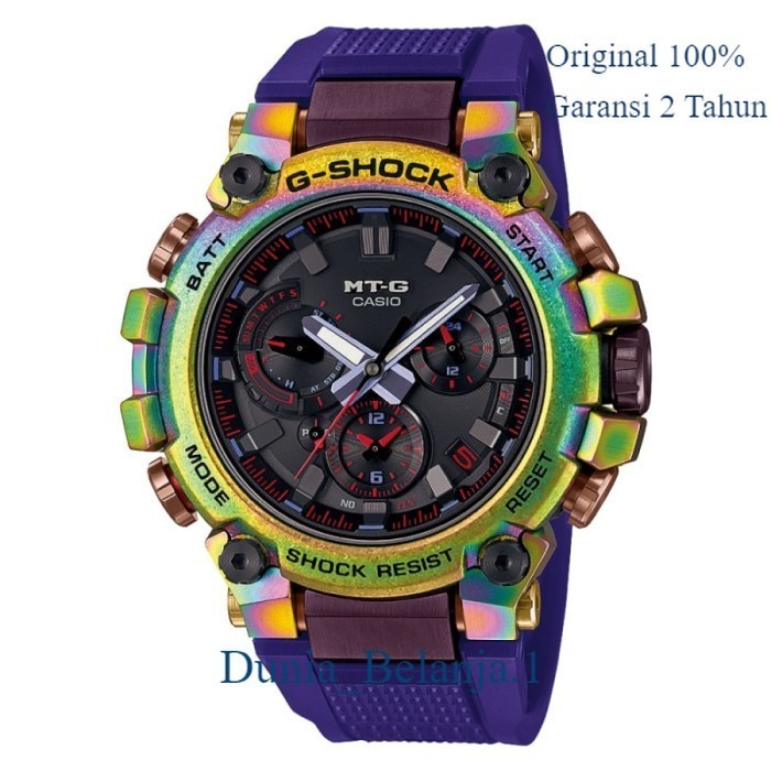 Original 100% Jam Tangan Pria Casio G-Shock MTG-B3000PRB-1ADR Aurora Garansi Resmi 2 Tahun