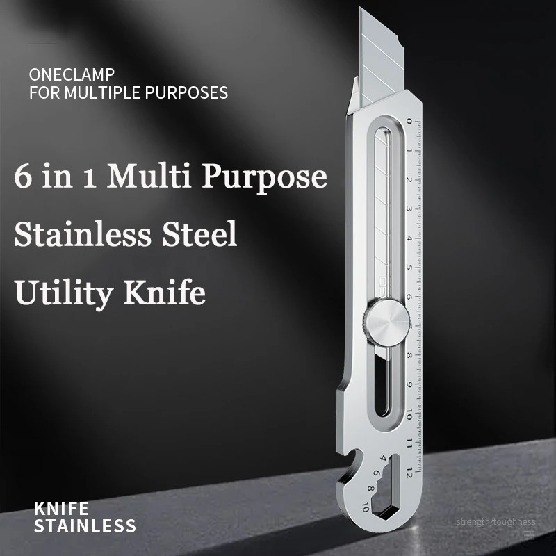 

Cutter Pisau 18mm Multifungsi Cutter Stainless Cutter Blade Blades Cutter Utility